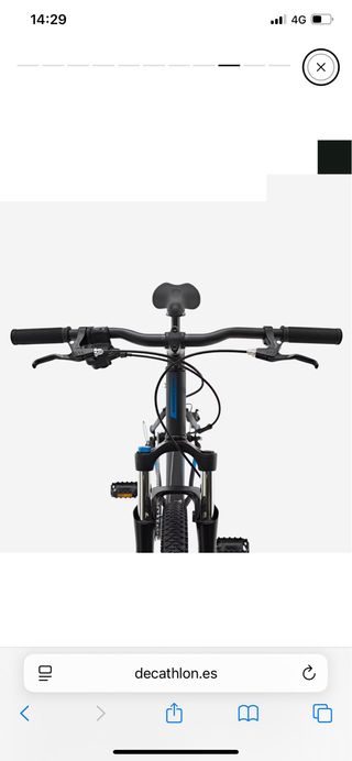 Espectacular Bicicleta Montaña Rockrider Azul