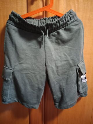 Pantalón corto niño Lefties verde 9/10 años