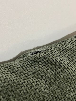 Cojines decorativos verde y terracota