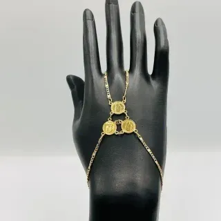 PULSERA MANITA MANITA 3 MONEDAS.