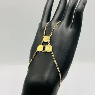 PULSERA MANITA MANITA 3 MONEDAS.