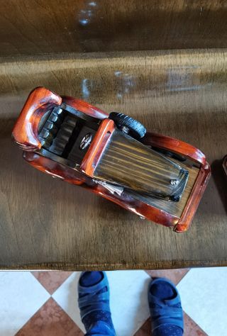 2 Macchinine d'epoca in legno