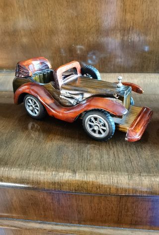 2 Macchinine d'epoca in legno