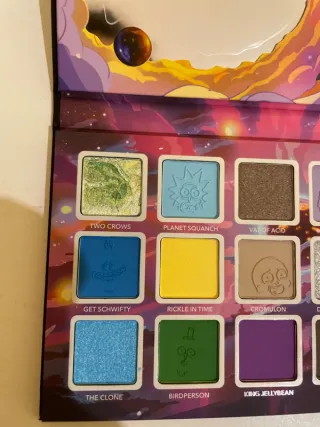 Paleta de sombras Rick & Morty Sheglam