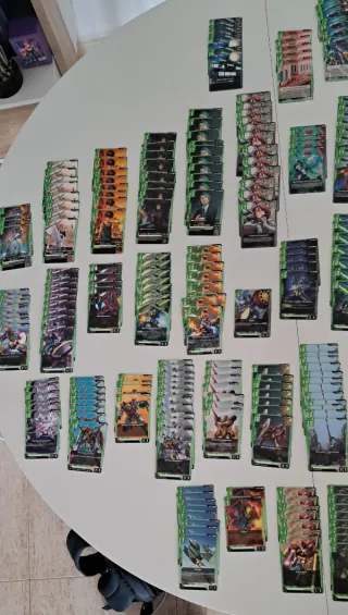 Cartas Gundam TCG (C, U, R) Verdes