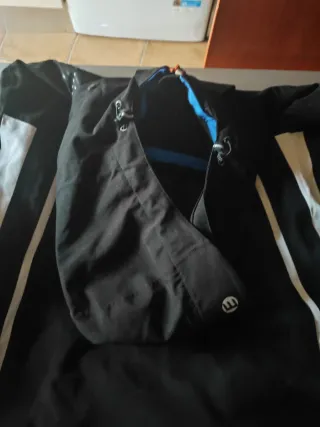 Giubbotto da sci nero e arancione Taglia M