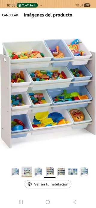 Organizador Juguetes Infantil 12 Bandejas