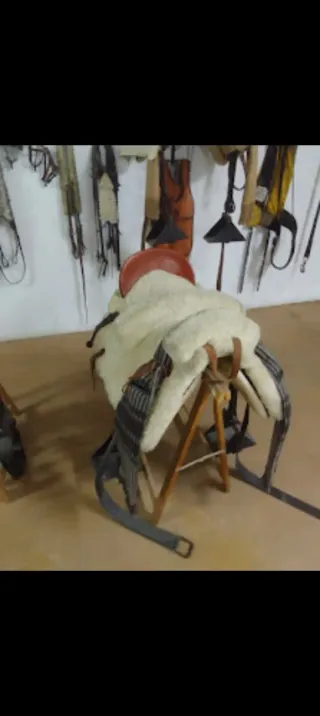 Silla de montar doble para caballos