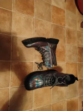 Stivali donna glitter multicolor