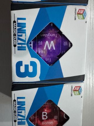 Lote 3 cubos Rubik elementos