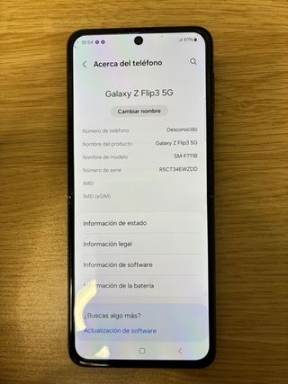 Samsung Galaxy Z Flip3 5G Negro/Verde