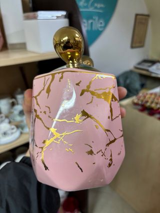 Biscottiera piccola in porcellana