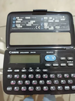 Agenda Electrónica Canon DM-320 Organizador