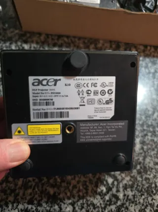 Mini Proyector Acer K10 Negro