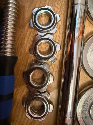 Kit Pesas Cromadas 15kg Ajustables.