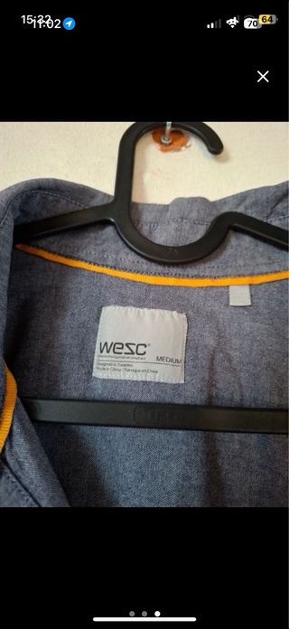 Camisa WESC manga larga Talla M