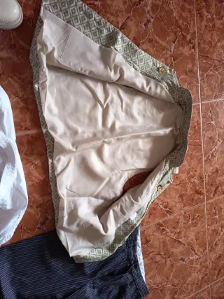 Traje fallero pantalón, camisa y chaleco Talla 34