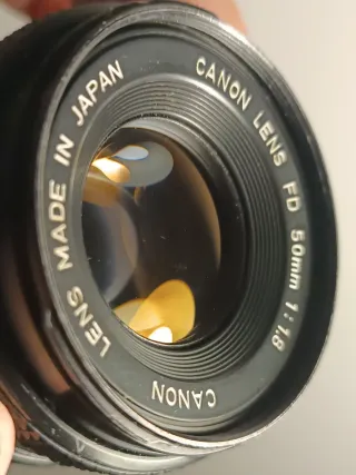 Cámara Canon A-1 FD 50mm 1:1.8