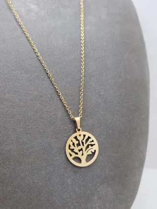 Collar Árbol de la Vida Acero Quirúrgico