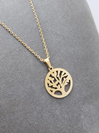 Collar Árbol de la Vida Acero Quirúrgico