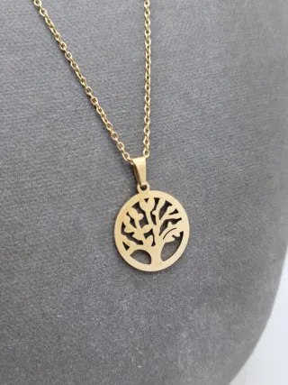 Collar Árbol de la Vida Acero Quirúrgico