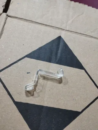 4 Clip para lámpara de techo transparente