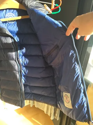 Chaqueta plumífero Reset azul Talla XL