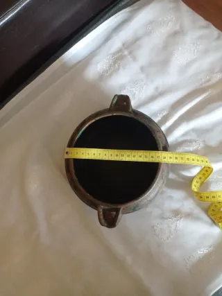 Macetero de cerámica rústico