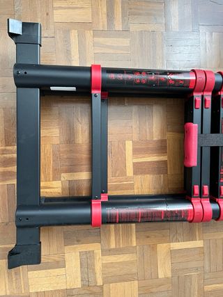 Escalera telescópica aluminio 379x67.5x11 Homcom