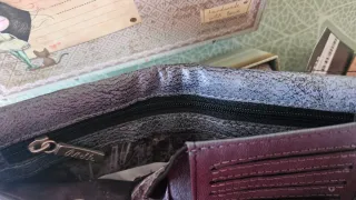 Billetero Mediano Anekke Negro y Gris