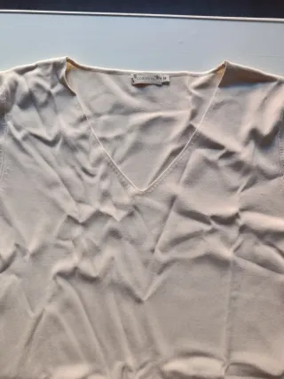 Camiseta Cortefiel Mujer Talla M Beige