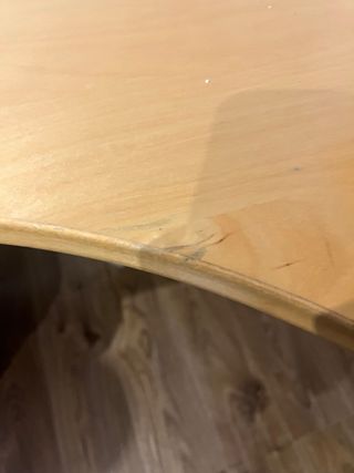 Escritorio Ikea madera y metal Galant