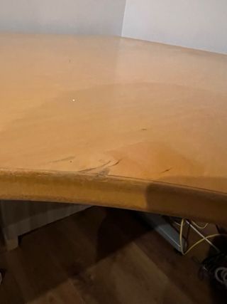 Escritorio Ikea madera y metal Galant