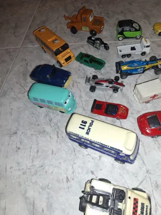 Lote coches miniatura varias épocas