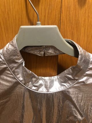 Vestido plateado talla 34