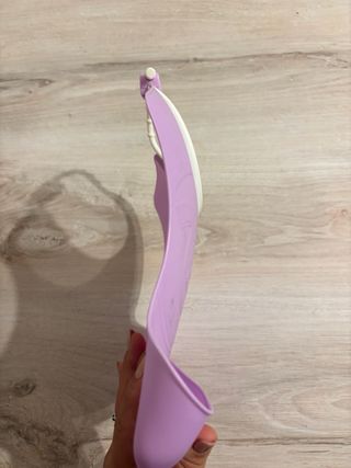 Bavaglino Twistshake Lilla e Bianco