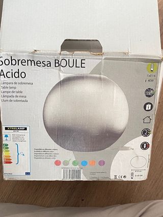 2 Lámparas Sobremesa Cristal