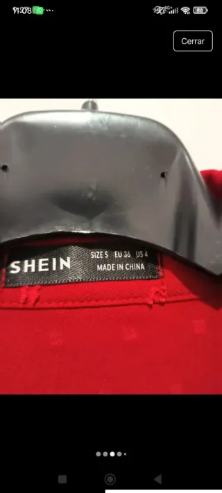 Blusa plumeti roja manga larga