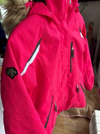 Chaqueta esquí Descente niña rosa