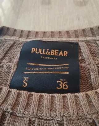 Jersey Pull and Bear ochos marrón