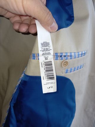 Chaqueta beige marca Unit