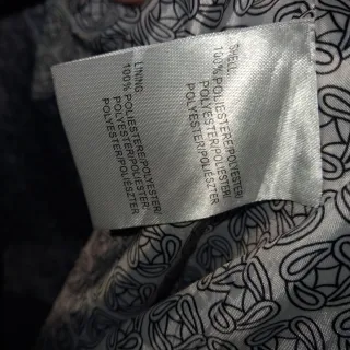 Gabardina negra larga