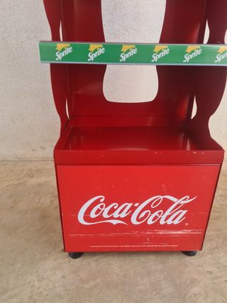 Mobile Espositore coca cola in metallo torre totem