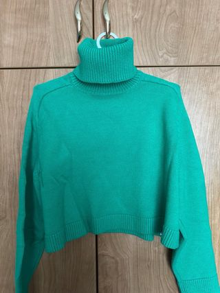 Jersey Zara Verde Talla M