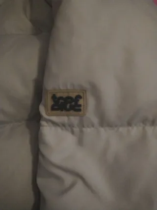 Chaqueta plumífero reversible gris