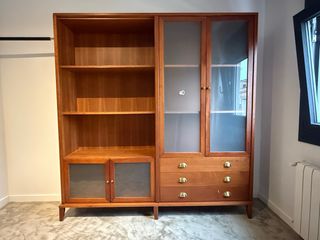 Aparador-estantería madera cerezo maciza