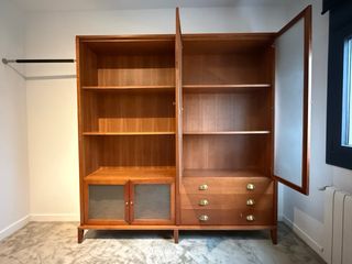 Aparador-estantería madera cerezo maciza