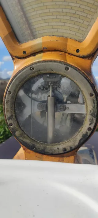 Báscula antigua Mobba Naranja