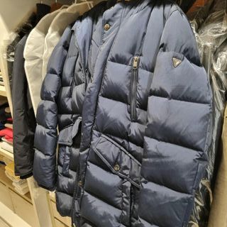 Chaqueta Parka Guess Azul con Capucha