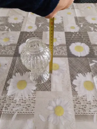 Paralume in vetro trasparente